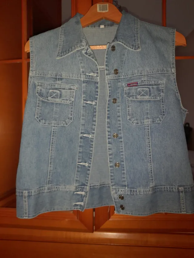 Chaleco vaquero mujer