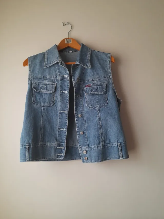 Chaleco vaquero mujer