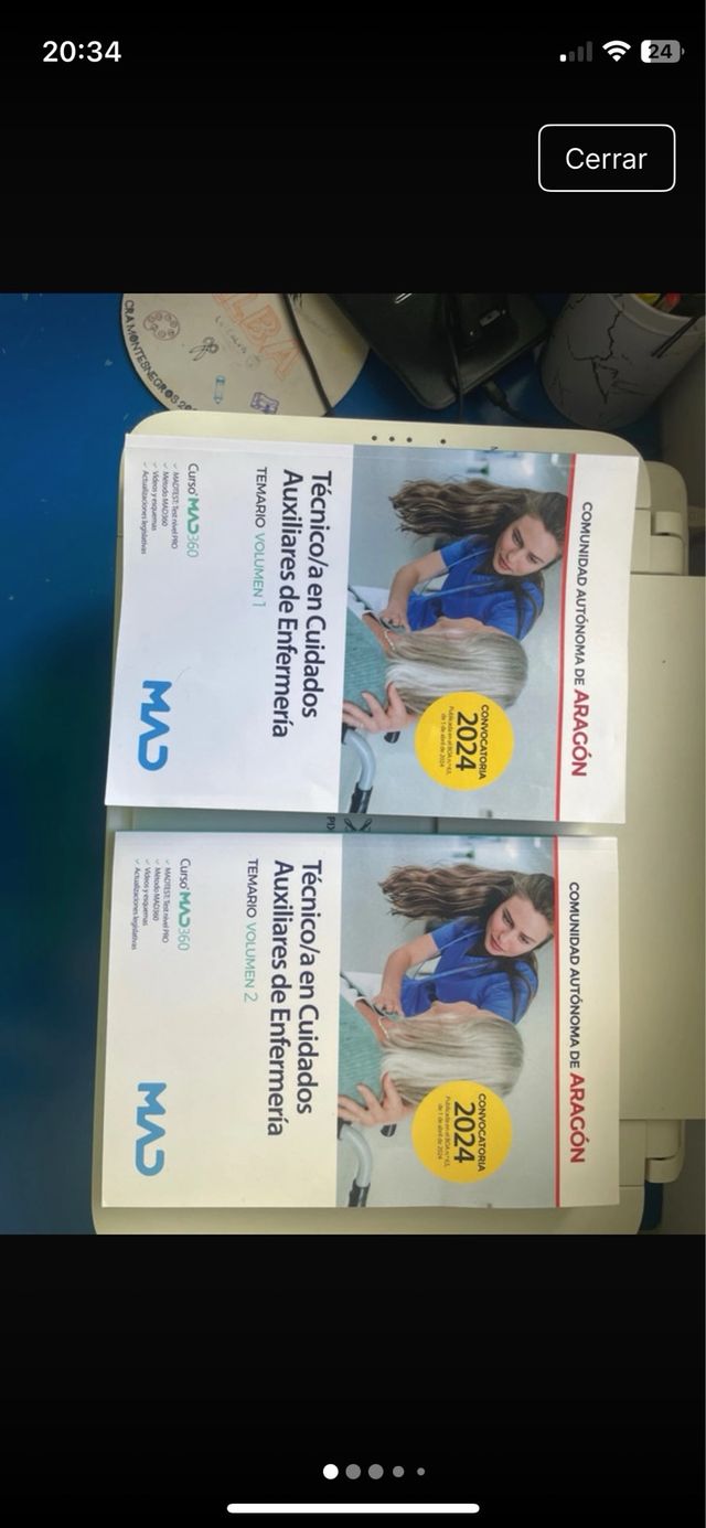 Libros oposicion tcae aragon