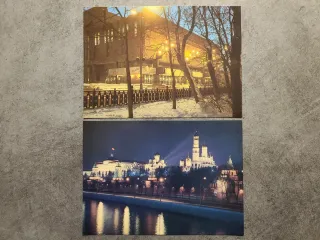 FOLDER CONTENENTE 14 CARTOLINE -  CITTÀ DI MOSCA