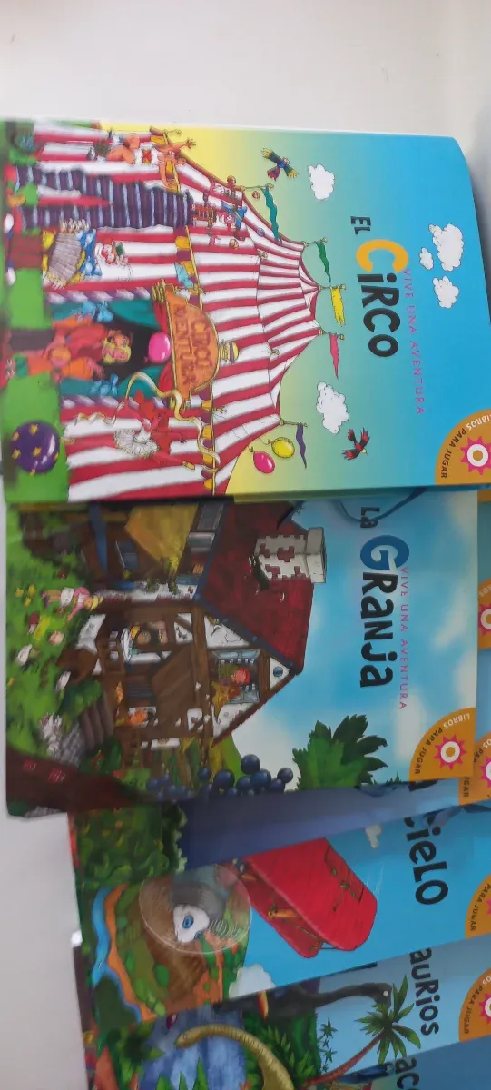 Colección 10 libros Pop-Up llenos color y aventura