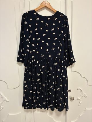 Vestido Kling azul con estampado