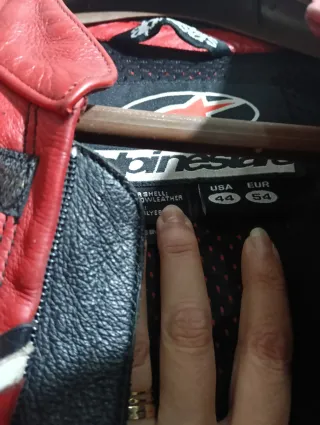 Traje Mono 2 piezas Alpinestars piel.T.EUR 54