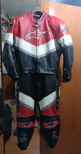 Traje Mono 2 piezas Alpinestars piel.T.EUR 54