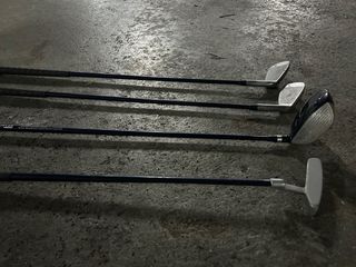 Kit 4 palos golf zurdo niño con bolsa