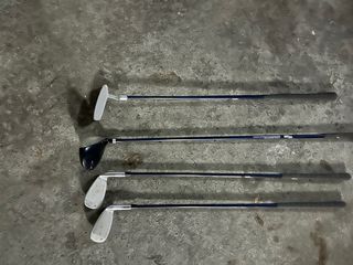 Kit 4 palos golf zurdo niño con bolsa