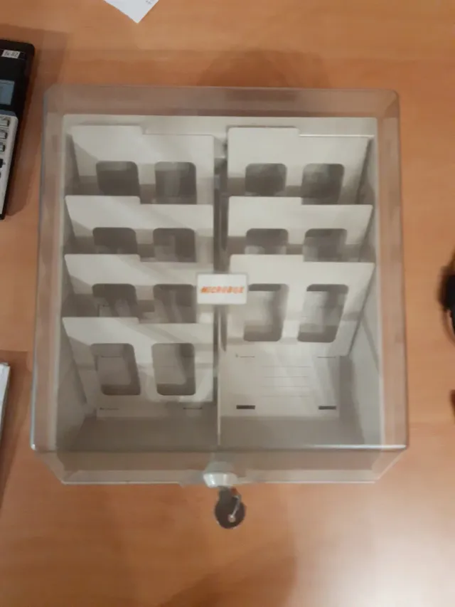 Caja archivador Microbox para disquetes