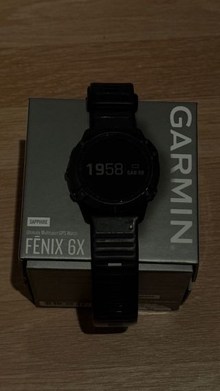 Garmin Fenix 6X Sapphire Negro/Gris