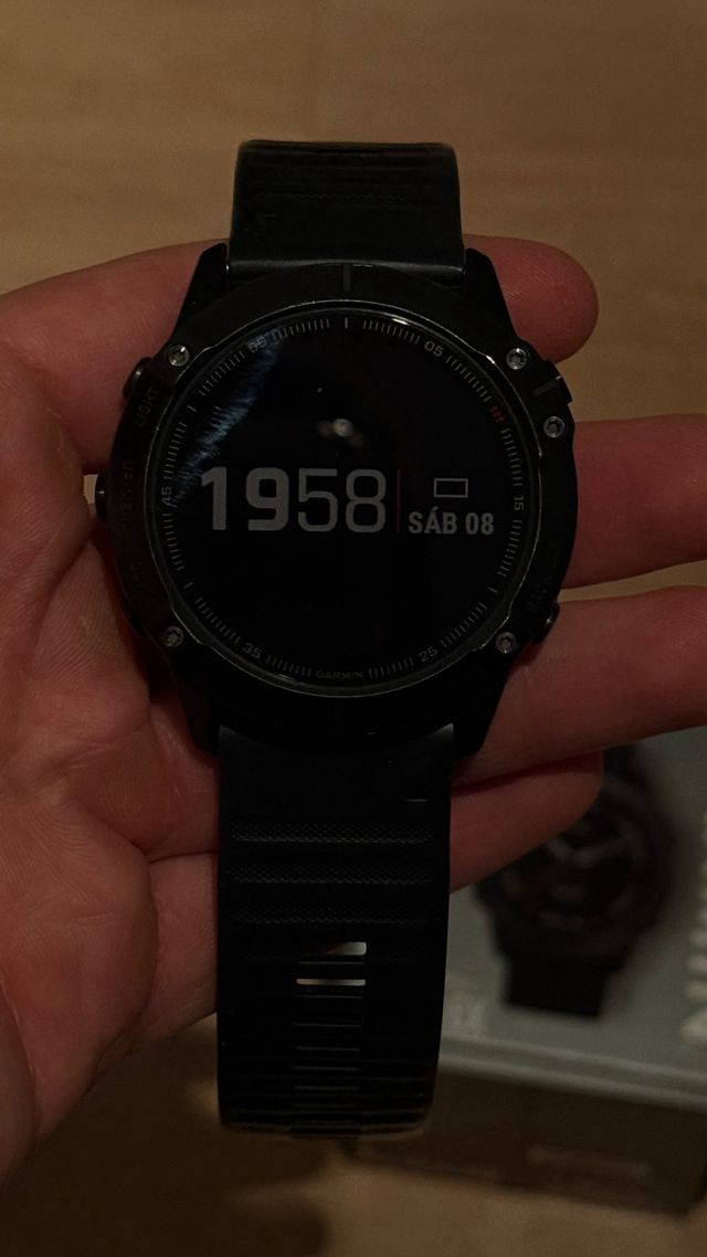 Garmin Fenix 6X Sapphire Negro/Gris