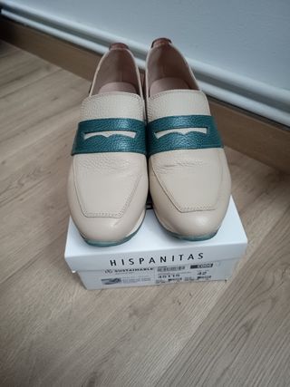 Mocasines Hispanitas Beige Talla 42