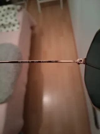 Gafas Ray-Ban Octagonales Mujer Oro Negro