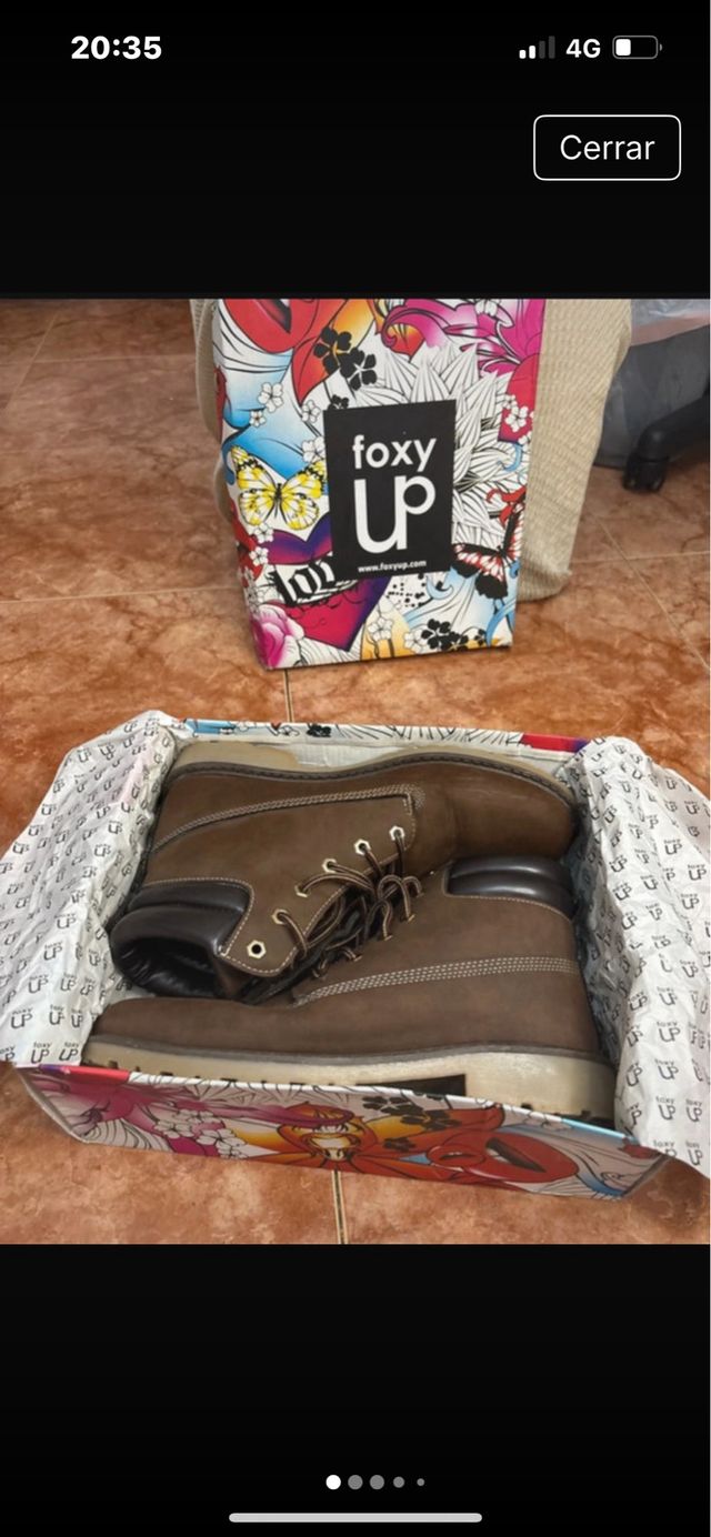 Botas Foxy Up Talla 45 Marrones