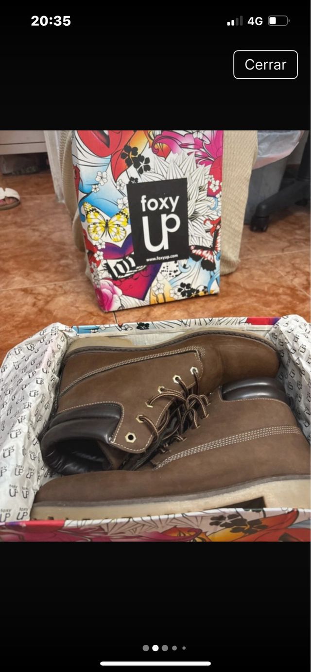 Botas Foxy Up Talla 45 Marrones