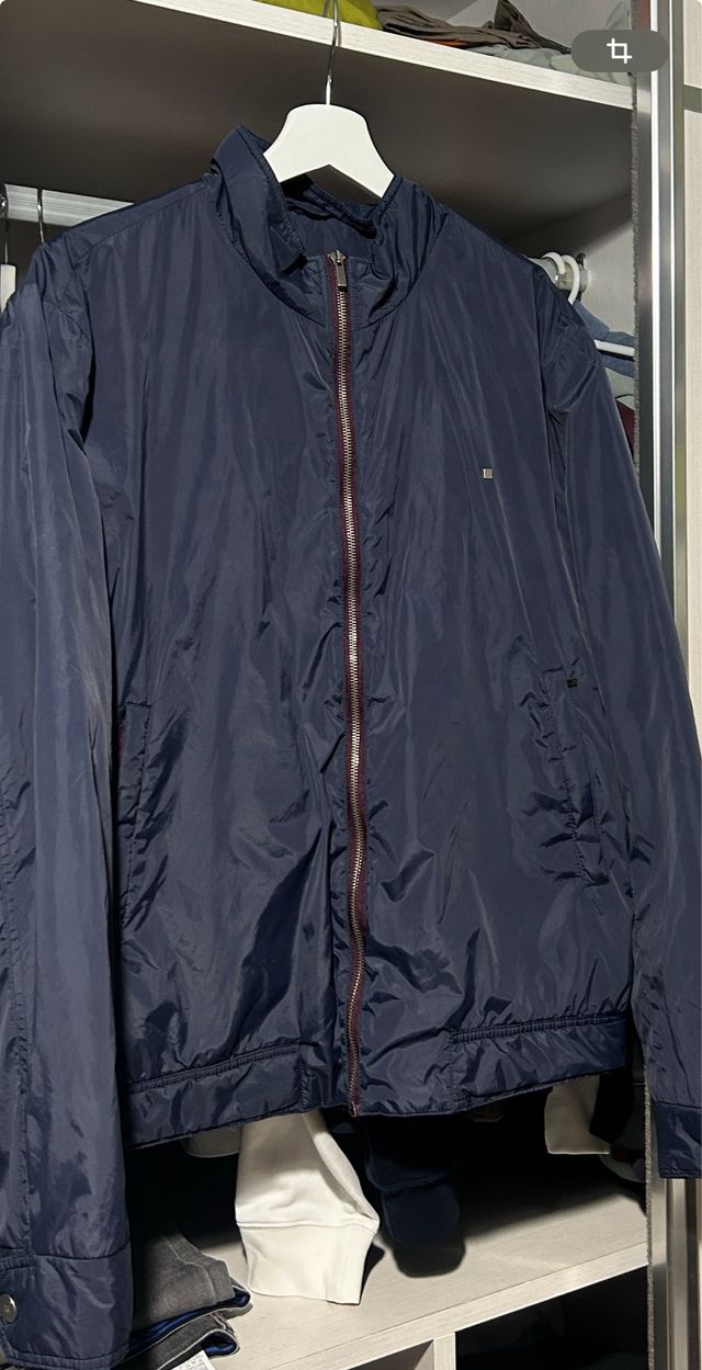 Cazadora Purificación Garcia Azul Hombre