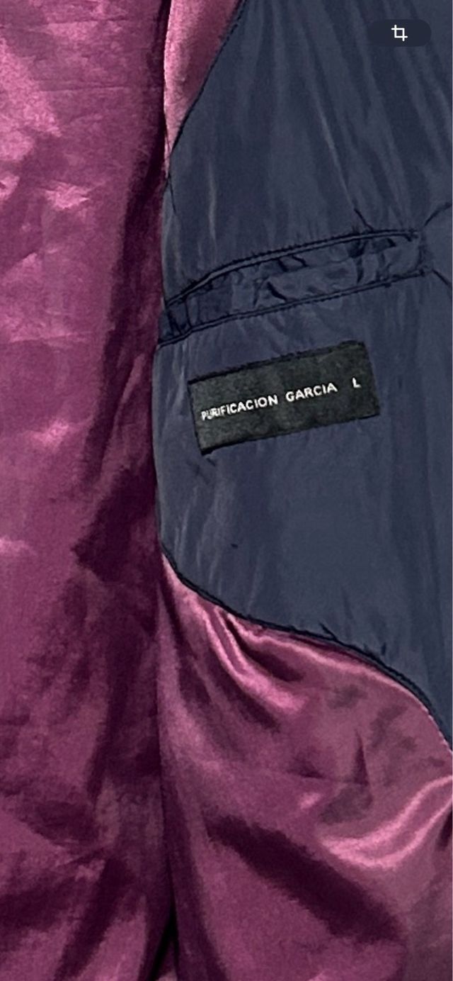 Cazadora Purificación Garcia Azul Hombre