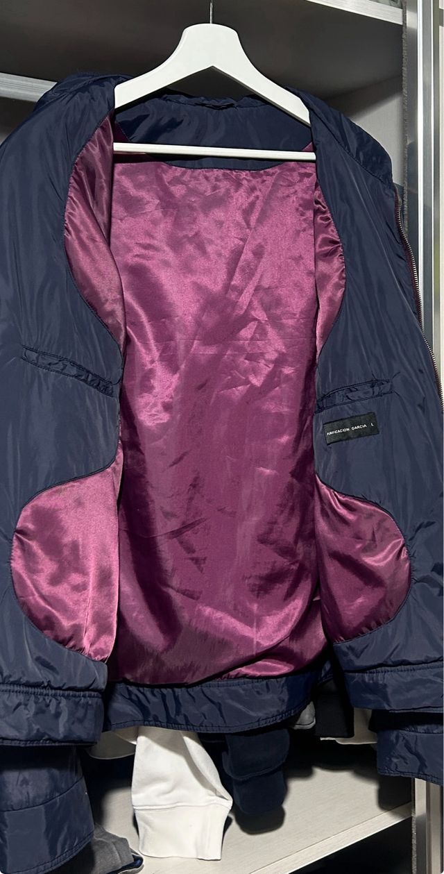 Cazadora Purificación Garcia Azul Hombre