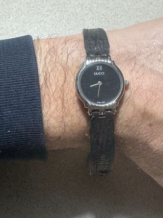 Orologio Gucci donna nero e argento