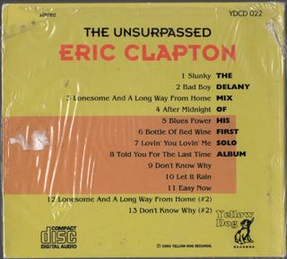 CD Eric Clapton The Unsurpassed