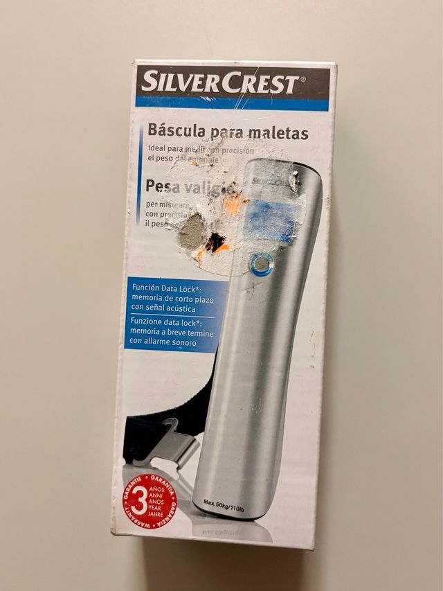 Báscula Digital SilverCrest Maletas