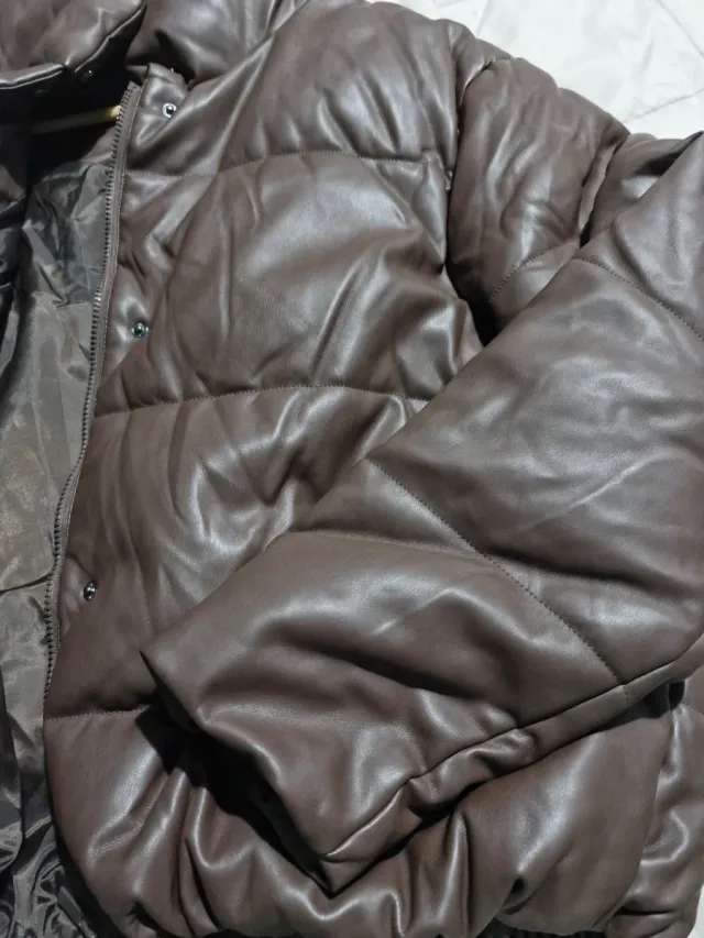 Chaqueta acolchada marrón XL