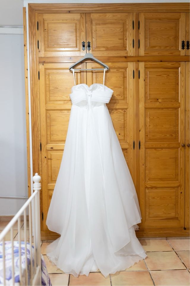 Vestido de novia atelier organza