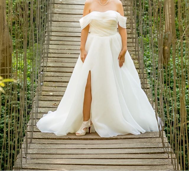 Vestido de novia atelier organza