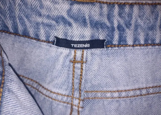 Pantalón vaquero cargo con puños