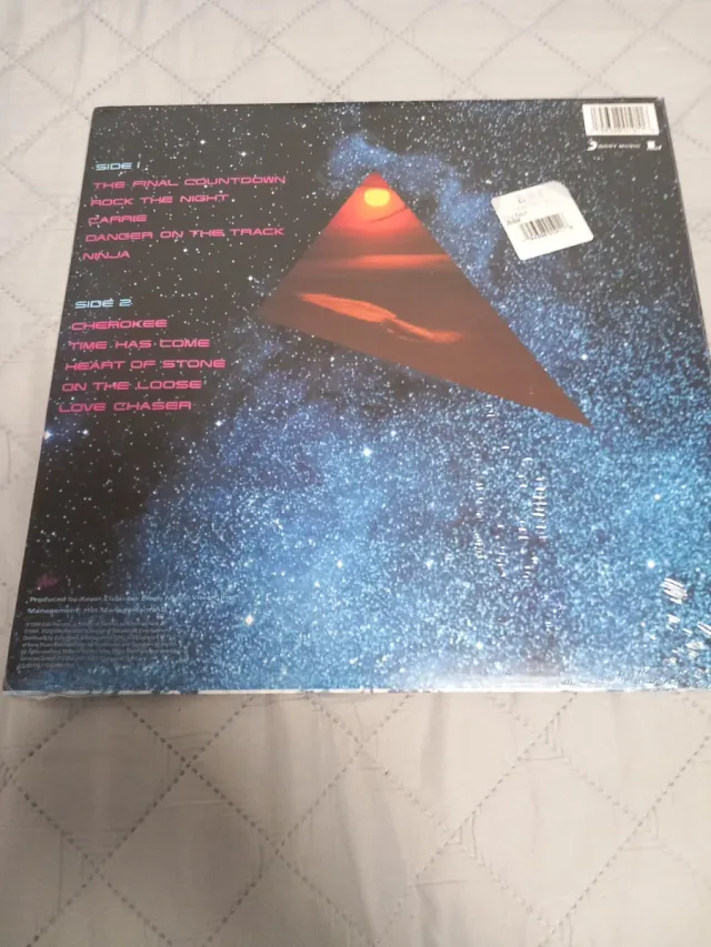 Europe The Final Countdown LP Vinilo Morado. NUEVO
