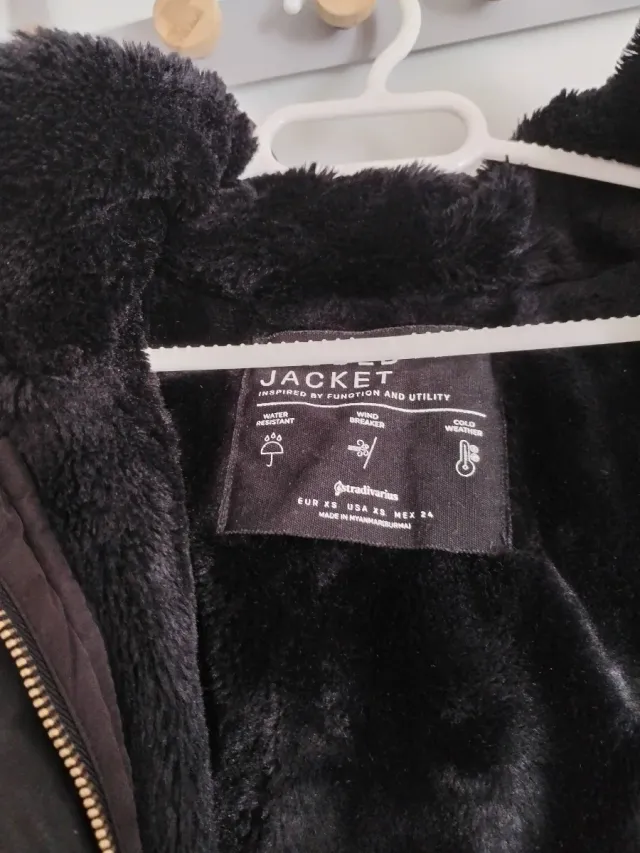 Chaqueta Stradivarius Negra Mujer