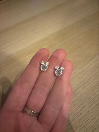 Pendientes Mickey Mouse Plata 925