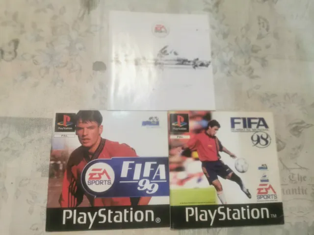 Manuali FIFA 98 e FIFA 99 per PS1