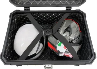 Baúl GPR Aluminio 55L + Placa Zontes 703 F