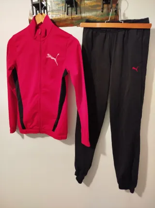 Chándal Puma Rojo y Negro
