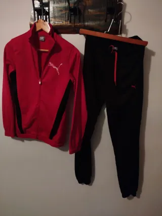 Chándal Puma Rojo y Negro