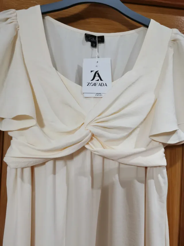Vestido Beige ZOIFADA Talla M