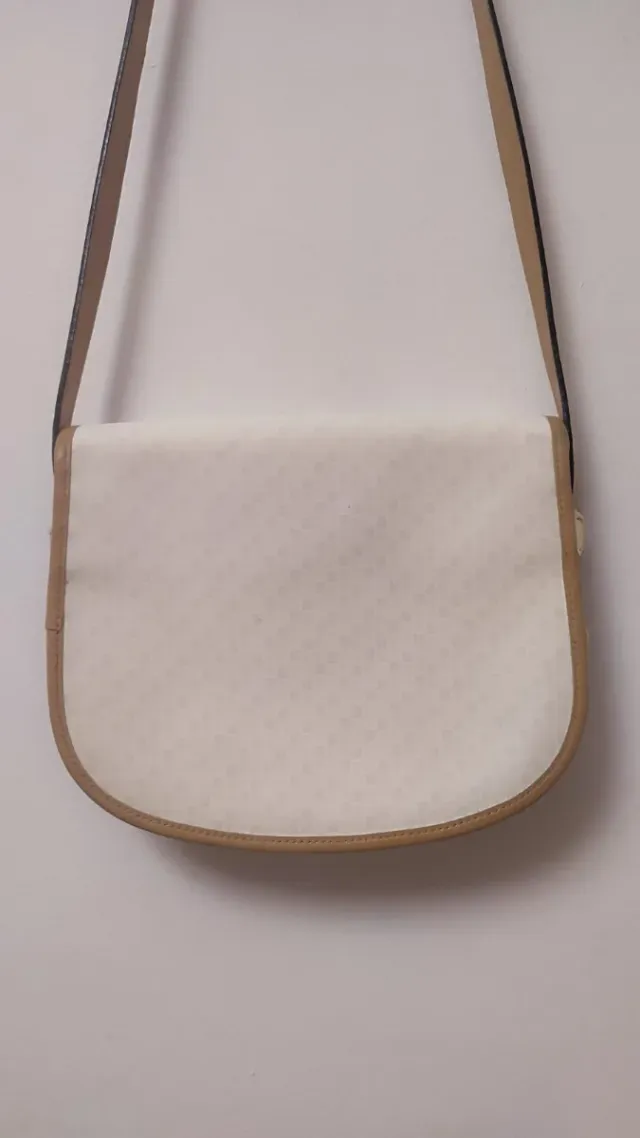 Bolso Lanvin Vintage Beige y Blanco