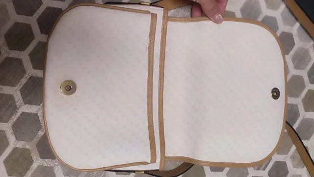 Bolso Lanvin Vintage Beige y Blanco