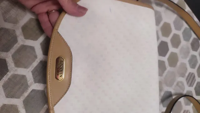 Bolso Lanvin Vintage Beige y Blanco