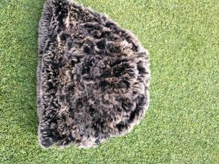 Gorro de piel de zorro auténtica