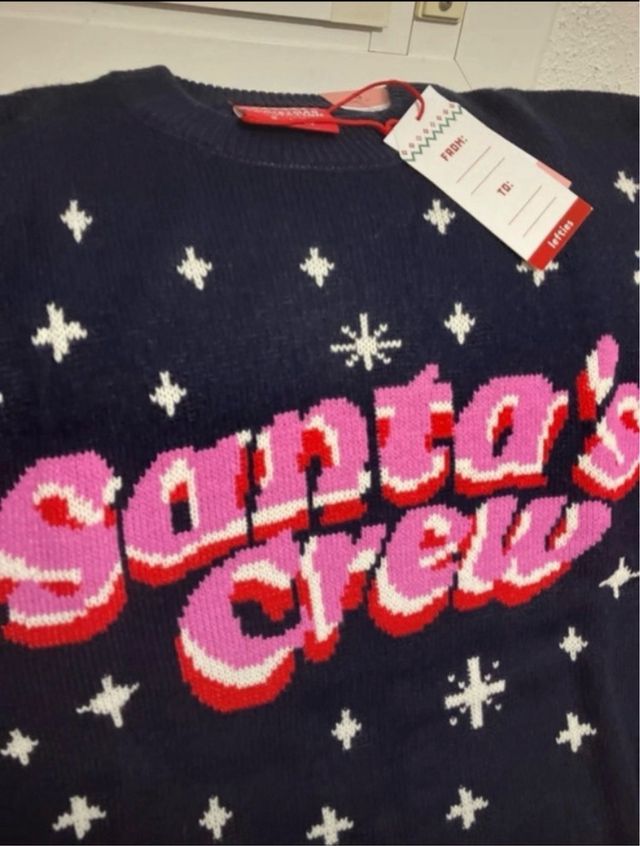 Jersey Navideño Santa's Crew Talla S