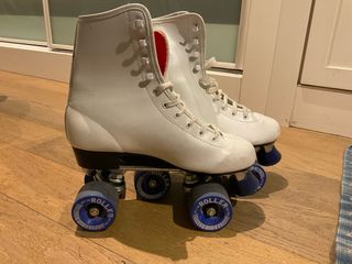 Patines Roller 60/38 vintage blancos talla 39