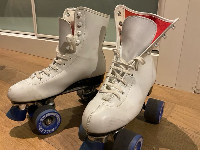 Patines Roller 60/38 vintage blancos talla 39