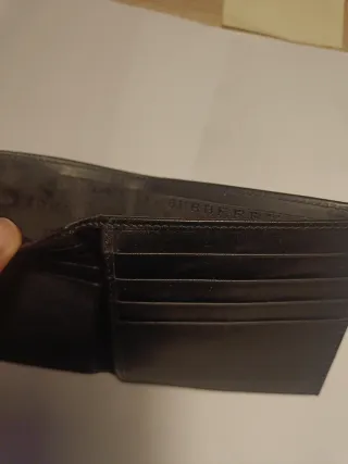 Cartera Burberry Negra Vintage