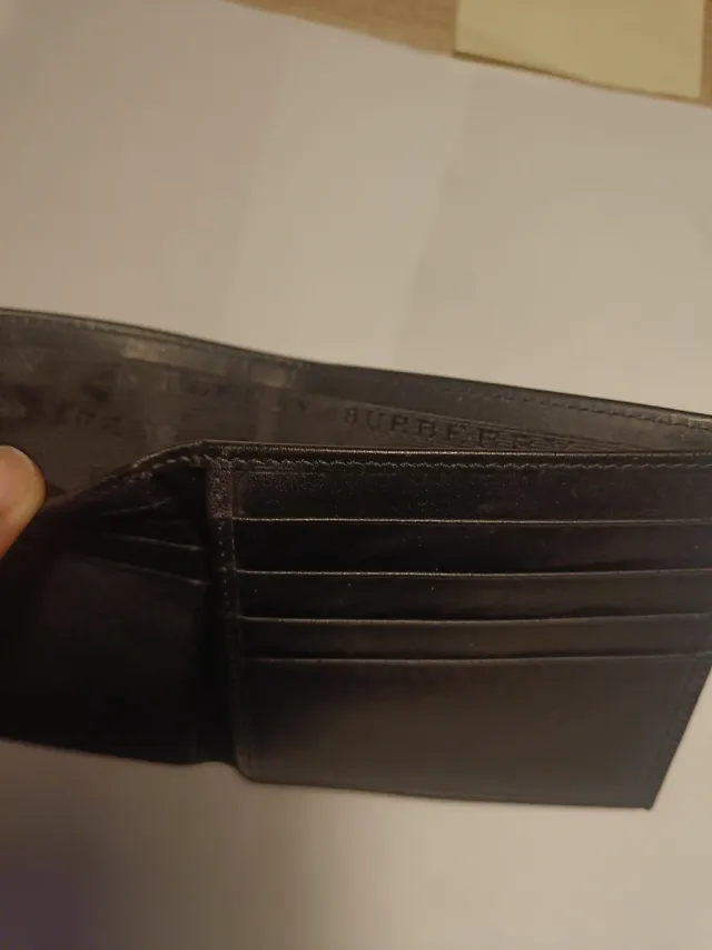 Cartera Burberry Negra Vintage