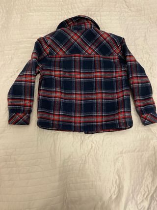 Chaqueta niño cuadros azul y rojo, nueva