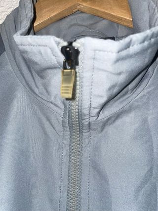 Chaqueta Vintage Adidas Gris y Roja