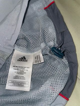 Chaqueta Vintage Adidas Gris y Roja