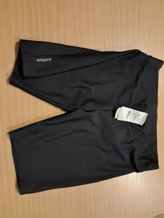 Pantalón licra Kiprun niño negro