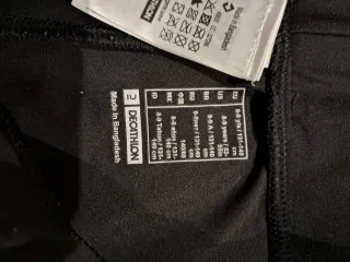 Pantalón licra Kiprun niño negro