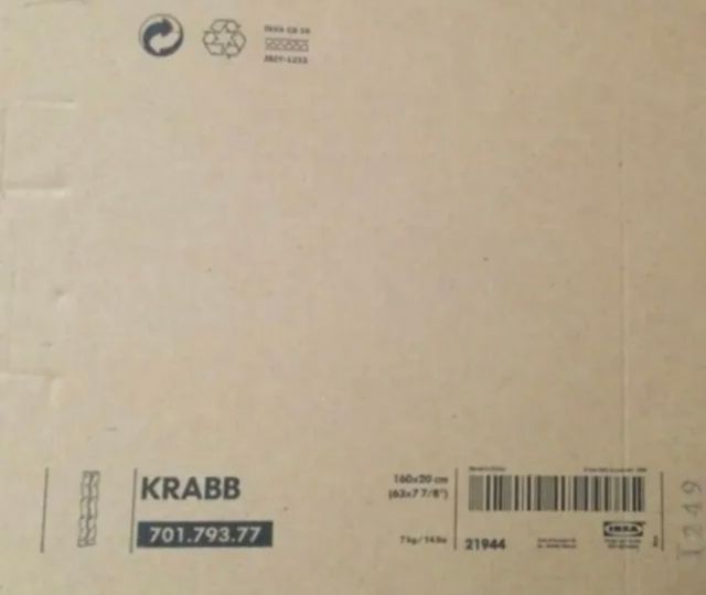 Espejo ondulado KRABB de IKEA